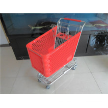 Carrito de compras de plástico para carrito de compras